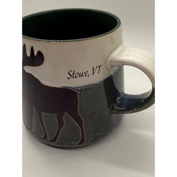 Cape Shore Stoneware Glazed Artisan Moose Mug Stowe VT - Picture 7 of 8